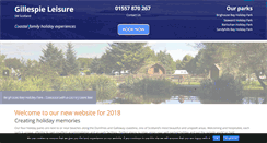 Desktop Screenshot of gillespie-leisure.co.uk